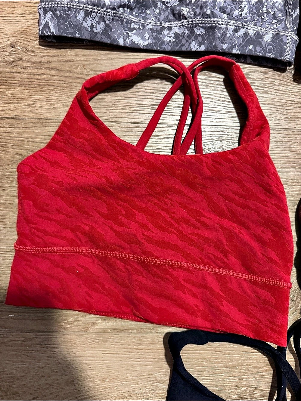 lululemon Free to Be Wild Bra *Long Line Sports Bra Set Red & Purple - Picture 5 of 7